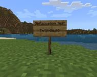 An example of text obfuscation (Image via Minecraft)